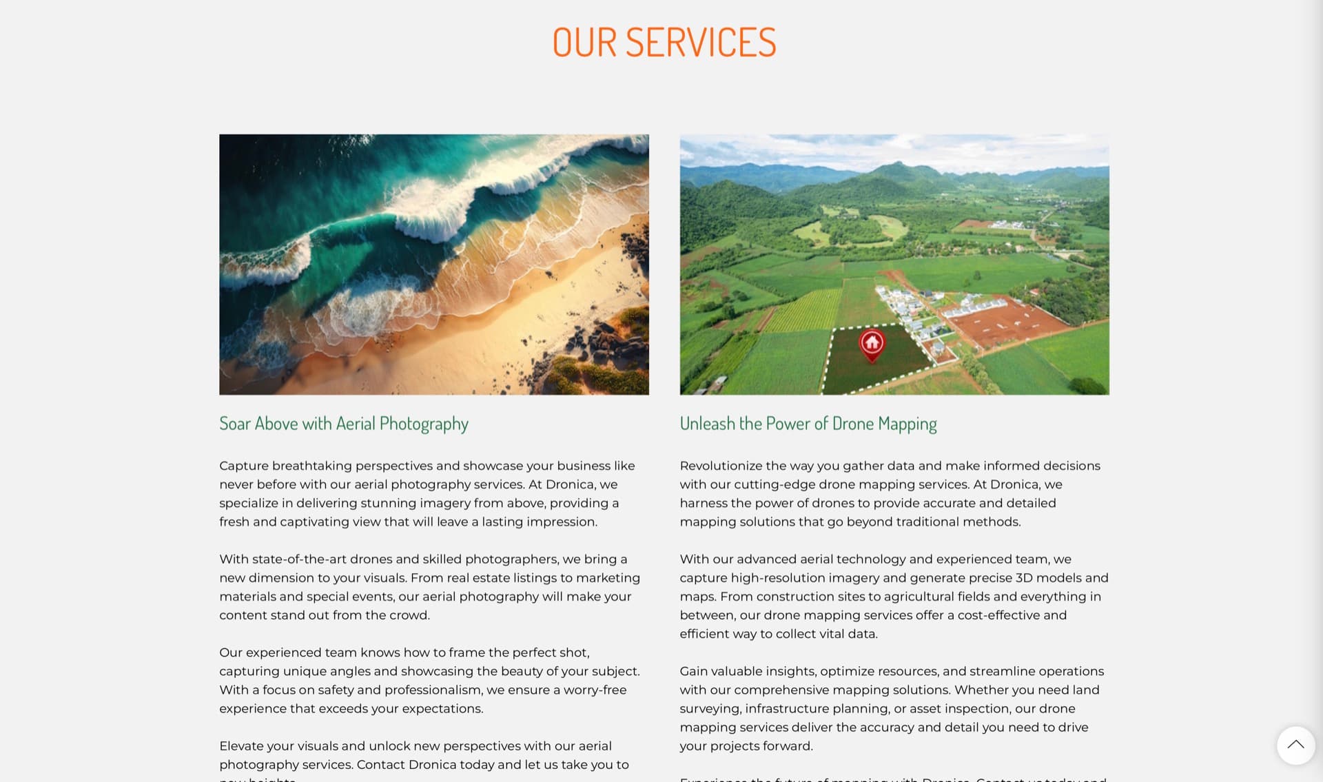 Dronica - Aerial Services & Robotics