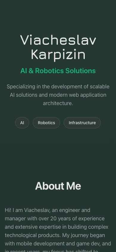 Minimalist Web Portfolio: media 2